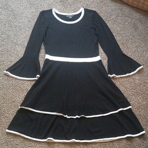 Liz Claiborne Black and White Dress